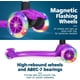thumbnail image 2 of Scooter Patineta BELEEV con 3 Ruedas 4 Alturas Ajustables Ruedas Iluminadas Infantil Morado BeLeev B834344, 2 of 2
