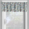 thumbnail image 2 of Ambesonne Kitchen Valance Pack of 2, Cooking Utensils Dishes Art, 42"X18", Multicolor, 2 of 5
