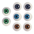 thumbnail image 4 of 8 piezas de ojos de plástico realistas para bricoje, reparación, arte, accesorios para manualidades, suministros para bricoje CUTICAT Ojos de muñeca para manualidades, 4 of 7