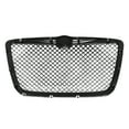 thumbnail image 3 of Spec-D Tuning Black Mesh Honeycomb Style Front Hood Grille Compatible with 2005-2010 Chrysler 300/300C, 3 of 7