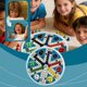 thumbnail image 4 of Juego de mesa Ludo redondo, clásico juego de estrategia para 2 a 6 jugadores, colorida actividad de noche de juegos familiares, incluye tablero de juego y piezas de juego. Tablero de Ludo., 4 of 9