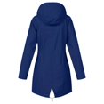 thumbnail image 2 of Liquidation 2024! Imperméable à Capuche Long Trench-Coat Doublé Coupe-Vent Veste de Voyage Jaune 3TG, 2 of 4