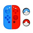 thumbnail image 2 of ER Funda de silicona suave para Nintendo Switch Oled Joycon Tapa protectora de piel,Elf Ball Excelente Rendimiento, 2 of 5