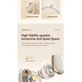 thumbnail image 3 of LAATIKUI Bluetooth headphones M70 ear-mounted high-sound quality open headphones Black, 3 of 19