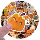 thumbnail image 4 of 50 pegatinas de calabaza de Halloween, pegatinas de vinilo impermeables para portátil, parachoques, patineta, botellas de agua, computadora, teléfono, divertida calabaza de Halloween., 4 of 5