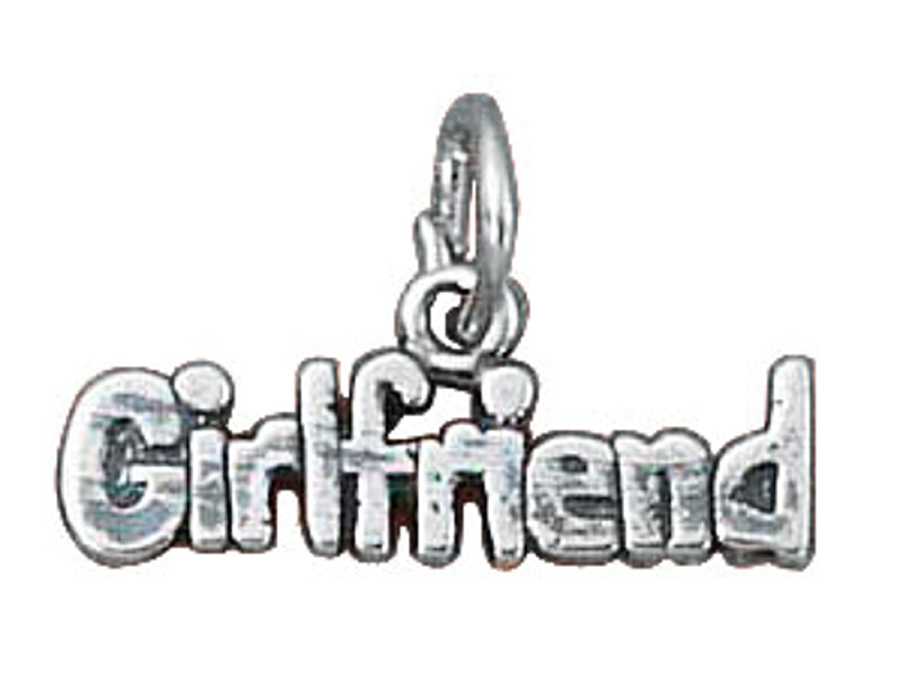 Sterling Silver Girls .8mm Box Chain I LOVE TO SWIM Word Pendant Necklace