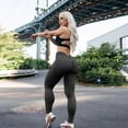 thumbnail image 2 of IROINNID Women's Pants Skinny Solid Color Fitness Stretch High Waist Yoga Pants With Pockets Legging, 2 of 3