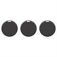 thumbnail image 2 of Paquete de 3 rastreadores GPS para vehículos, localizador de llaves, minirastreador GPS, rastreador GPS para mascotas, color negro, 2 of 8