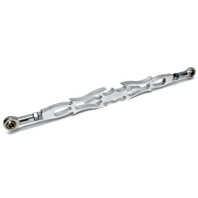 Krator Chrome Lance de Levier de Vitesse +2 Pouces Lien de Levier de Vélo Compatible avec Commode Harley Davidon FLHR FLT FLHT 2001 et Plus