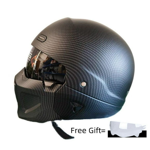 Men's Motorcycle Full Helmet, Advanced Modular Helmet, With Sun Visor, DOT Certified Bicycle Racing Helmet--Youyoupin