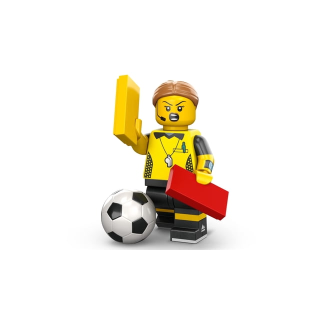 Minifigura LEGO Collectable Serie 24 Árbitro de fútbol