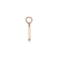 thumbnail image 2 of 14K Rose Gold Polished Block Letter A Initial Pendant, 15.85 mm, 2 of 5