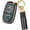 A Gray, variant on Key Fob Cover Compatible with Dodge RAM 1500 2500 TRX Challenger Charger Durango Hornet 2021-2026 Keychain Case Holder Protector,A Black