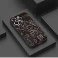 thumbnail image 3 of Manténgase a la moda y protegido: funda para teléfono plateada mate con estampado de dibujos animados para iPhone 15 Pro Max y más allá, 3 of 4
