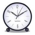 thumbnail image 5 of Silent Alarm Clock Non Ticking Analog Alarm Clocks Minimalistic Round Metal Light Alarm Clock 26s, 5 of 5