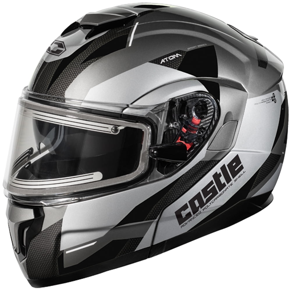 Castle X, Adult Modular Snowmobile Helmet DOT Atom SV TRANSCEND