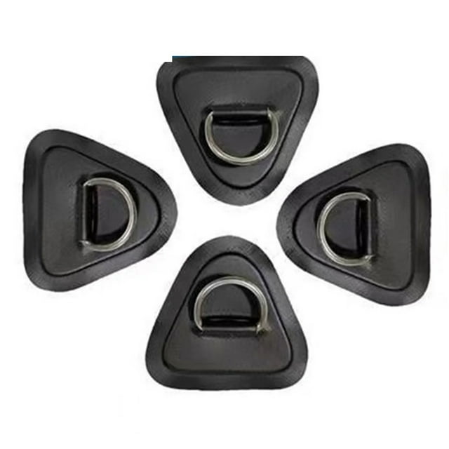 4pc Stainless Steel Kayak D Ring Buckle Stand-Up Paddleboard Canoe Rafting Accessories for PVC Inflatable Boat Raft Dinghy Kayak