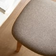 thumbnail image 6 of Set of 2 Upholstered Dining Chairs,  Solid FAS Grade North American Oak, 100% Natural Dirt-Free Hardwood, Comfortable Wooden Chairs for Dining Table or Living Room, Natural Oak + Fog Gray, 6 of 9