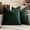 Army Green, variant on Dark Gold Velvet Throw Pillow Covers 18x18 Soft Decorative Solid Square Cushion Cases Pack of 2 Modern Luxury Home Decor for Couch Sofa Bedroom