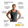thumbnail image 6 of 3-Pack Insta Slim High Compression Muscle Tank MA0003, 6 of 40