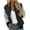 Black, variant on Fartey Bomber Jacket for Women 2024 Trendy Colorblock Zip Up Coats Long Sleeve Stand Collar Fall Jackets Lightweight Outerwear