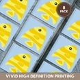 thumbnail image 6 of 3drose, Cute Yellow Stripe Tropical Fish, Set of 8 Ceramic Tile Coasters, 6 of 7
