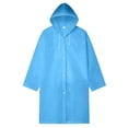 thumbnail image 1 of SIfdSeng Poncho de Pluie Jetable Poncho de Pluie Unisexe Réutilisable Imperméable Transparent en PEVA Cape de Pluie Portable Manteau de Pluie Respirant pour Voyage Randonnée Cyclisme et Camping, 1 of 7