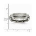 thumbnail image 5 of Primal Steel Titanium Brushed and 6mm Grooved Edge Band, 5 of 8