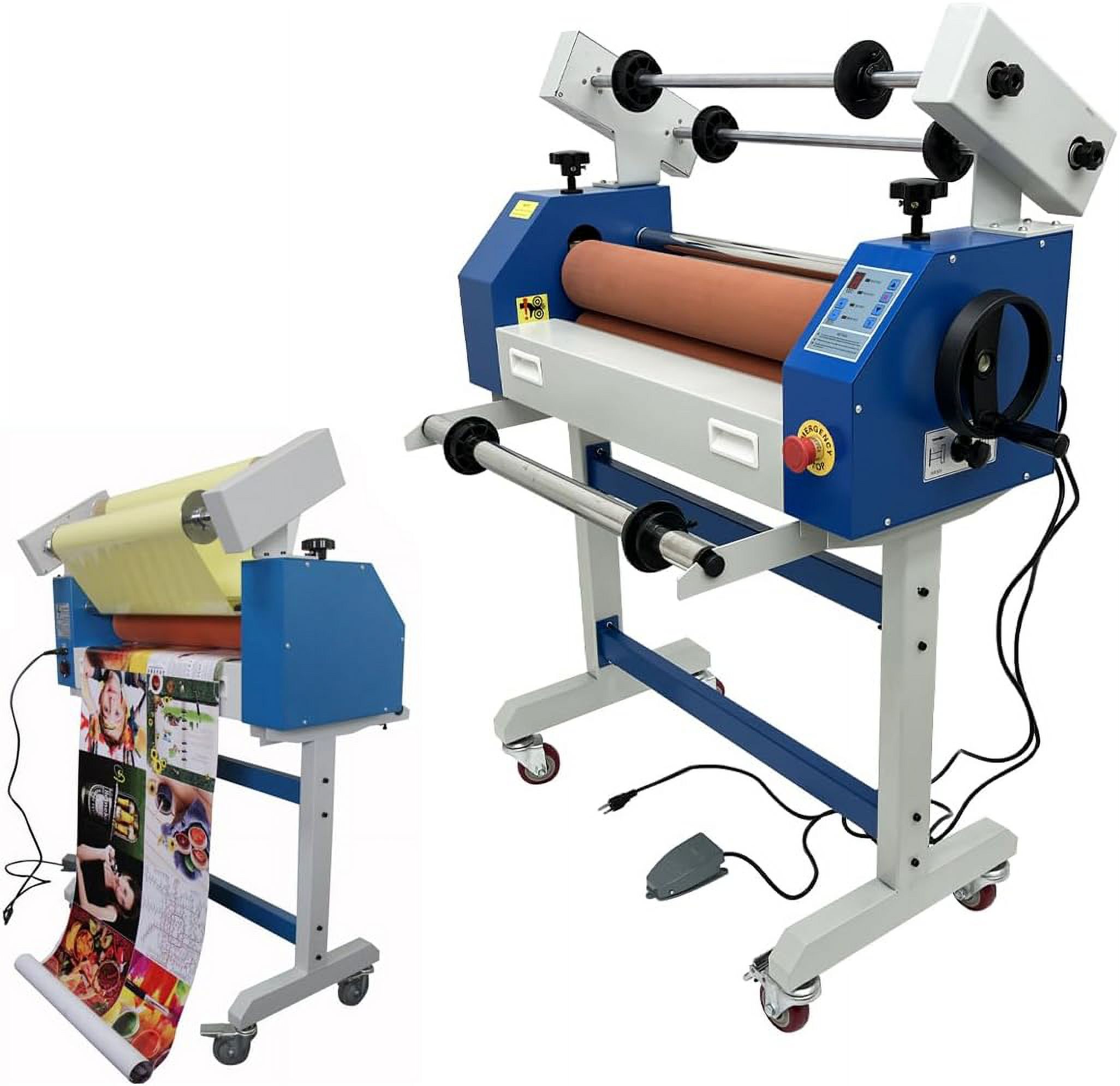 EQCOTWEA 25" Semi-auto Cold Laminator Cold Laminating Machine for Vinyl Picture Photo
