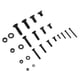 thumbnail image 5 of Surtido de 1220 tornillos, tuercas y arandelas, M2, M3, M4, M5, cabeza plana, hexagonal, sujetadores de acero al carbono, 5 of 14