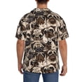 thumbnail image 3 of Kdxio Men's Hawaiian Shirt for Men Short Sleeve Shirt Cute French Bulldog Summer Casual Holiday Beach Button Down T-Shirts, 3 of 7