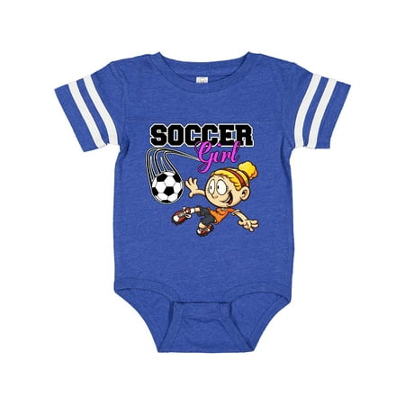 

Inktastic Soccer Girl Gift Baby Girl Bodysuit