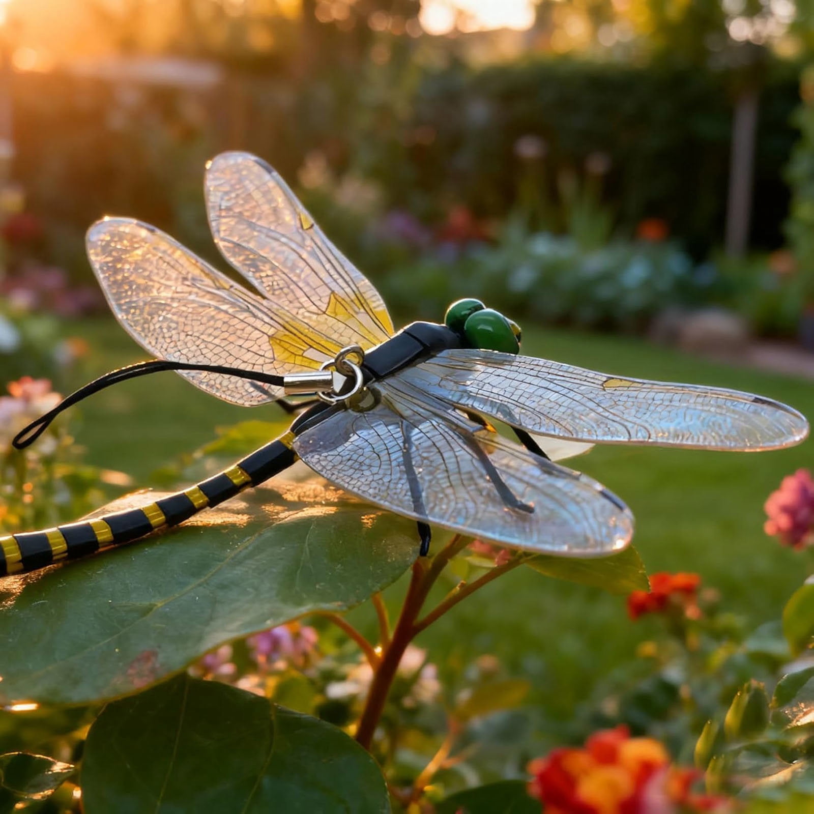 40PCS Dragon Fly Clips for Bugs Repellent ,Fake Dragonflies, Plastics Dragonfly for Garden Stakes Decor Yard Ornaments for Hat,Deer and Horse,Fly Scare Devices for Indoor Outdoor