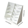thumbnail image 4 of Aukfa Kids Bookshelf and Toy Storage Organizer w/ Bookcase Display Stand, White, 4 of 9