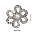thumbnail image 6 of Waist Tightener, 8 Pcs Flower Button Pins for Loose Jeans, Adjustable Waist Buckle Extender for Pants and Skirts, No Sewing Required Clips for Personal Clothing Adjustment and Fitting Use, by UKHCCC, 6 of 9
