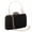 Black, variant on Women's Velvet Clutch Evening Bag Hard Shell with Flower Frame Clasp & Detachable Shoulder Chain for Wedding Prom Party