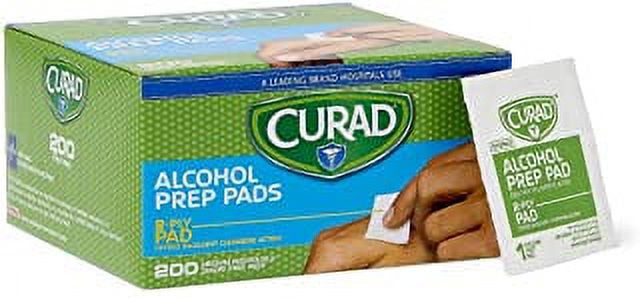 Curad 2-Ply Alcohol Prep Pads, 200 count - image 2 of 4