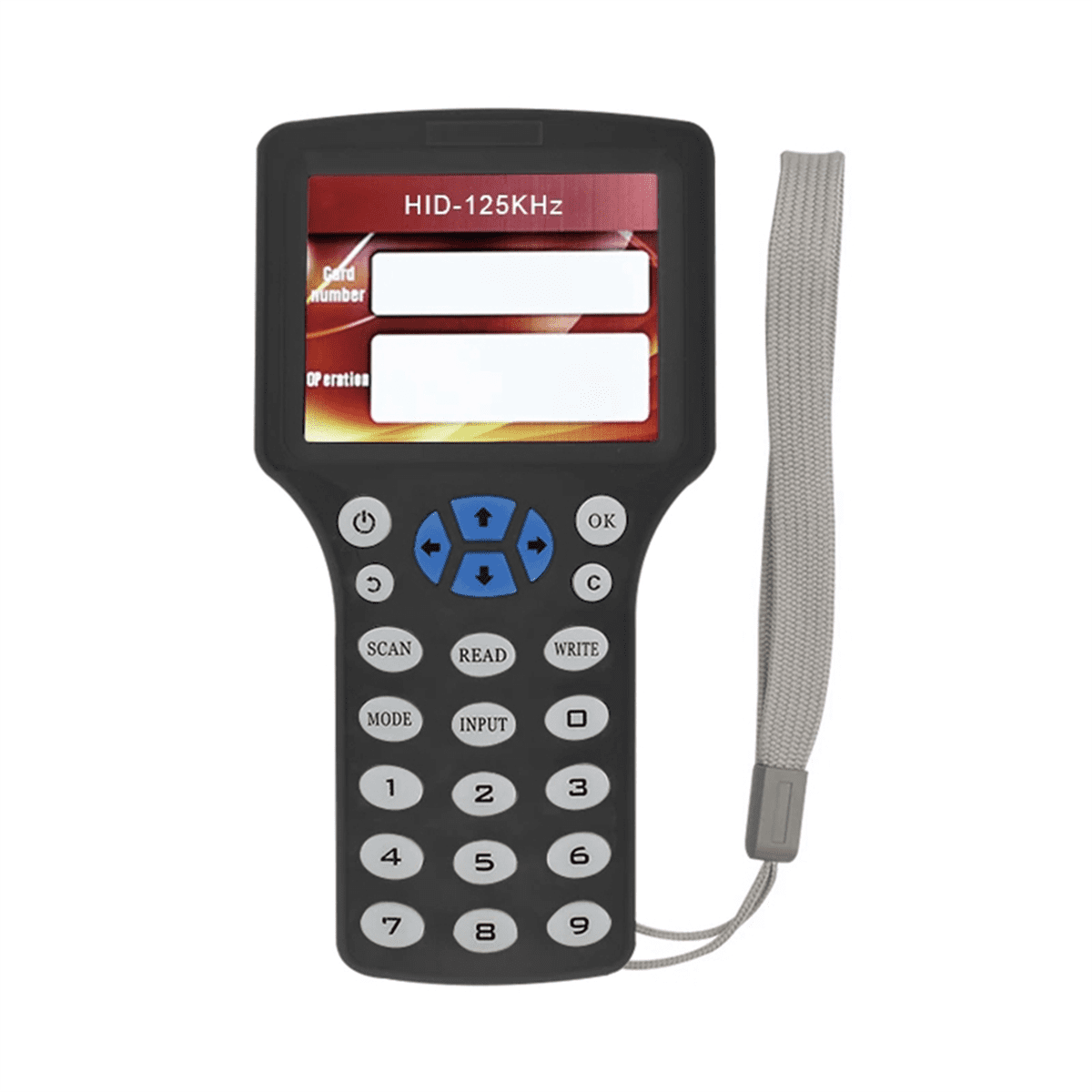 10 Frequency RFID NFC Smart Card Reader Writer Duplicator+5XCUID Card/Keychain 125K 13.56MHz RFID Copier Key Replicator