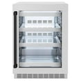 thumbnail image 2 of ZLINE Autograph Edition 24 in. Touchstone 151 Can Beverage Fridge With DuraSnow Stainless Steel Glass Door And Matte Black Handle (RBSOZ-SN-24-MB), 2 of 2
