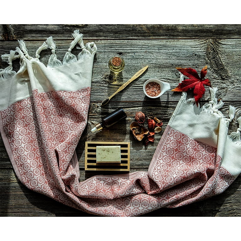 URBAN CHOICE Turkish Hand Towel with Hanging Loop (18 x 38), Set of 2,  Prewashed, Multipurpose Decorative Boho Hand Towels for Bathroom, Hand,  Kitchen, Face, Yoga, Gym, Tea (Powder-Pink) - Yahoo Shopping