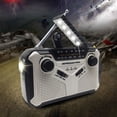 thumbnail image 1 of Radio de manivela de emergencia de 2500MAh Radio de manivela solar alimentada por 4 maneras para supervivencia, 1 of 6