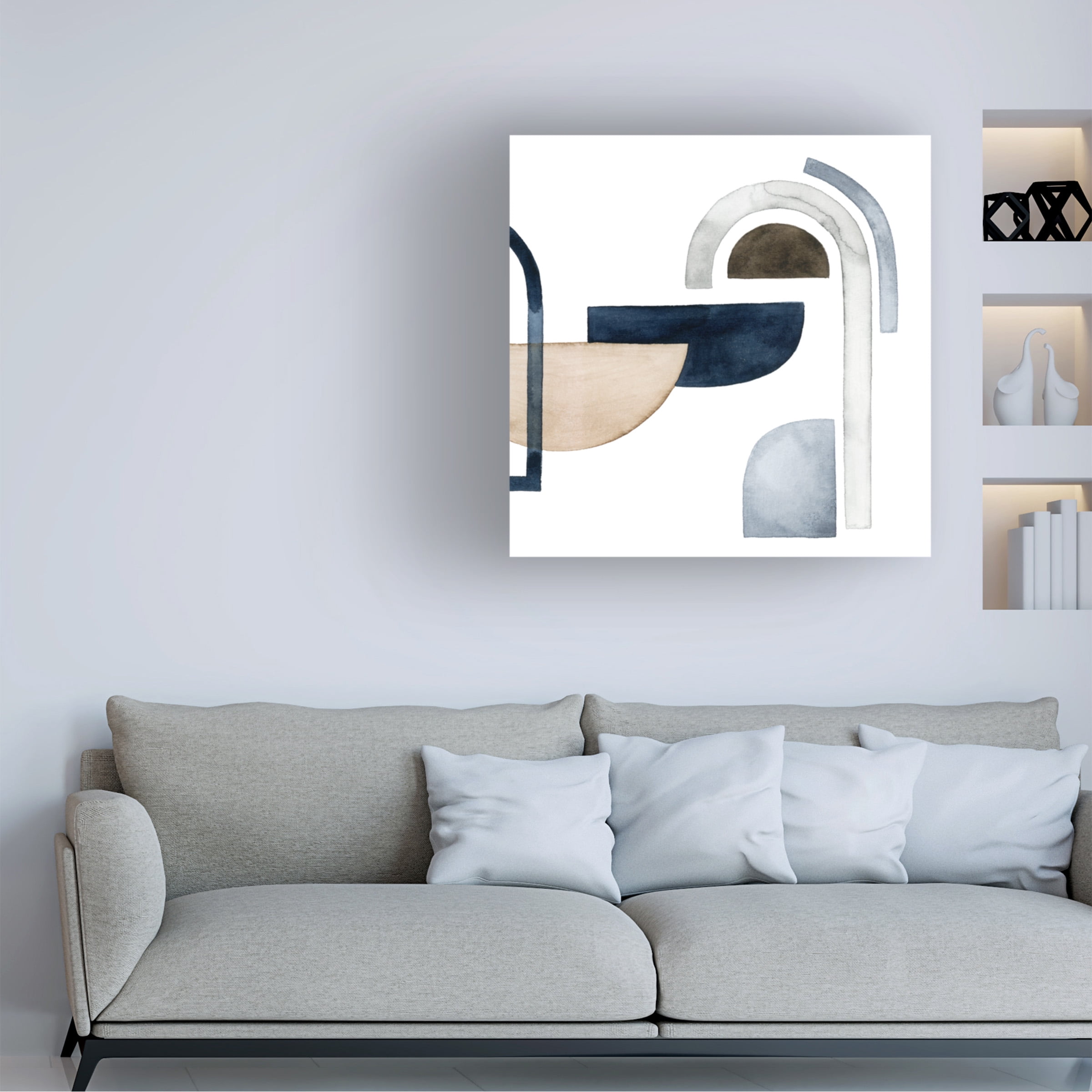 Grace Popp 'Moving Pieces V' Canvas Art