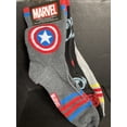 thumbnail image 4 of Captain America, Iron Man and Avengers Logo 3-Pack 3/4 Crew Socks, 4 of 4