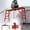 Red, variant on Foldable Scaffolding Platform, 70.8" X 15.75" Welded Steel Work Platform, 770 Lbs Capacity, Adjustable Height (35.4"-57") Industrial Step Ladders, Ideal for Painting, Wiring and Home Decor, Red