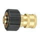 thumbnail image 3 of Adaptador Hembra M22 X G1/4 para Hidrolimpiadora Cola Latón Junta Pesada D M22, 3 of 8