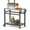 Gray, variant on TORVA Outdoor Prep Cart Dining Table for Pizza Oven, Patio Grilling Backyard BBQ Grill Cart, Wood
