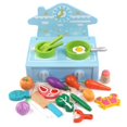 thumbnail image 1 of Simulation Cartoon Modeling Kitchen Stove Cooking Magnetic Cut To See Children Play House Simulation Educational Toys, 1 of 6