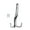 Matt chrome, variant on Geemin Zincs Alloy Coat Hook Wall Mounted Towel Hanger Robe Hook Double Prong Hook
