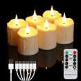 thumbnail image 1 of Velas votivas LED recargables FREEPOWER 5 x 7,5 cm impermeables, 1 of 9
