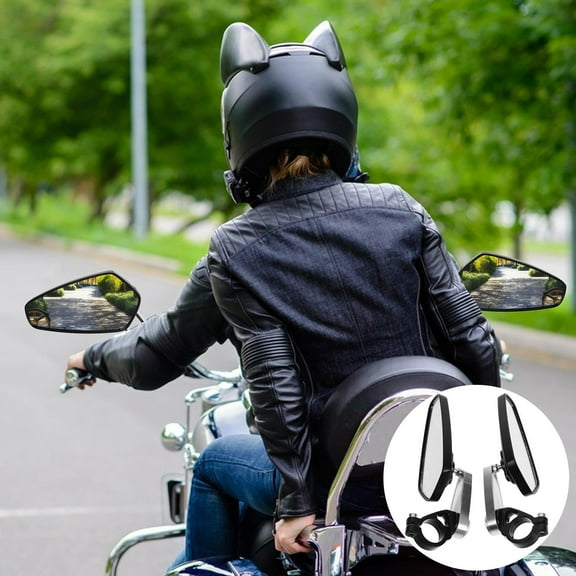 FRCOLOR 1 Pair Classic Motorcycle Rear View Mirrors Handlebar Mirrors ATV Mirrors for Handlebars Boat Rear View Mirror Review Mirror